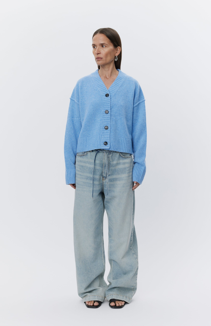 DAY Blue Melange Jordane Cardigan