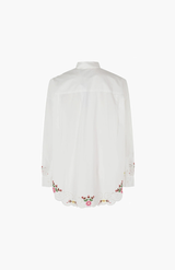 Essentiel Antwerp White Embroidered Shirt