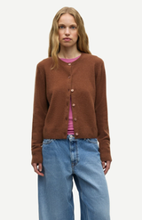 Samsøe Samsøe Potting Soil Saboston Cashmere Cardigan