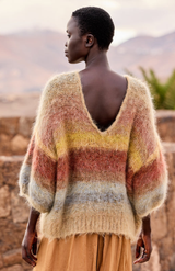 Mes Demoiselles Kaki Stone Knit