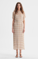 Morrison Print Lucille Tie Dress