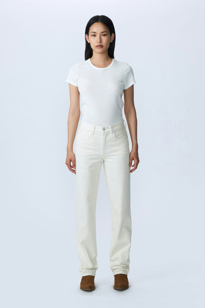 SLVRLAKE Cream Sophie Long Jean