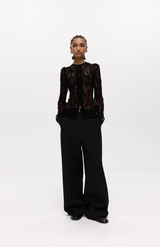 Harris Tapper Black Lace Helena Top