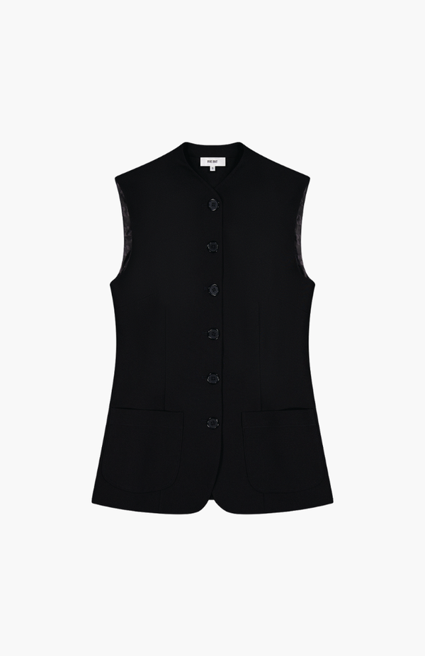 Rebe Black Sloane Vest