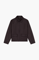 Rebe Balsamic Mo Leather Jacket