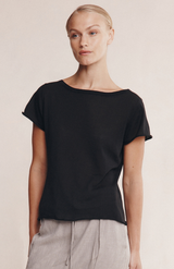 Marle Black Lill Knit Tee