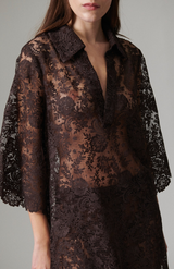DAY Coffee Bean Prima Day Crochet Shirt