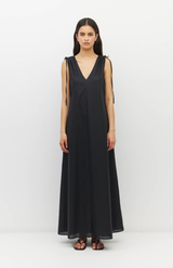 Juliette Hogan Black Resort Cotton Tulia Dress