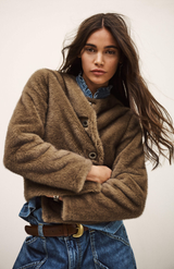 Ba&sh Basil Taupe Jacket