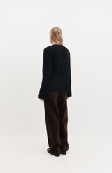 Harris Tapper Black Violetta Cardigan