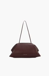 Deadly Ponies Dark Cherry Suede Vault Clutch
