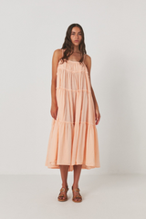 Rabens Saloner Tangerine Kadie Dress