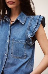 Ba&sh Bluejeans Iyoyo Top