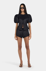 Hansen & Gretel Black Pellegrino Top