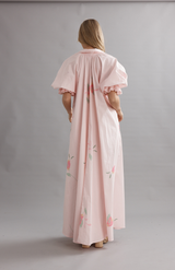 Caitlin Crisp Blooming Bud Horizon Shirt Dress