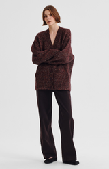 Morrison Boysenberry Zoe Knit Cardigan