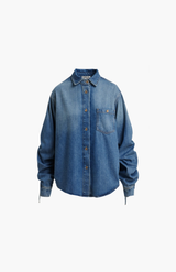 Essentiel Antwerp Patriot Blue Jean Shirt