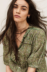 Ba&sh Vert Physalys Top