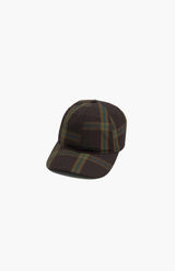 Camilla And Marc Espresso Check Winton Check Logo Cap