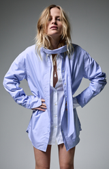 Liya Antwerp Blue White Mele Femme Shirt