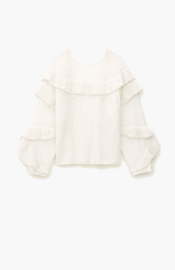 Ba&sh Lucas Ecru Jumper