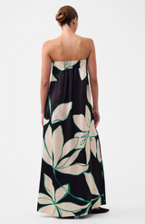 Morrison Print Willow Strapless Dress