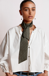 Mahsa Polka Dot Tank Neck Scarf