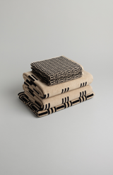 Baina Sand & Noir Saroma Bath Mat