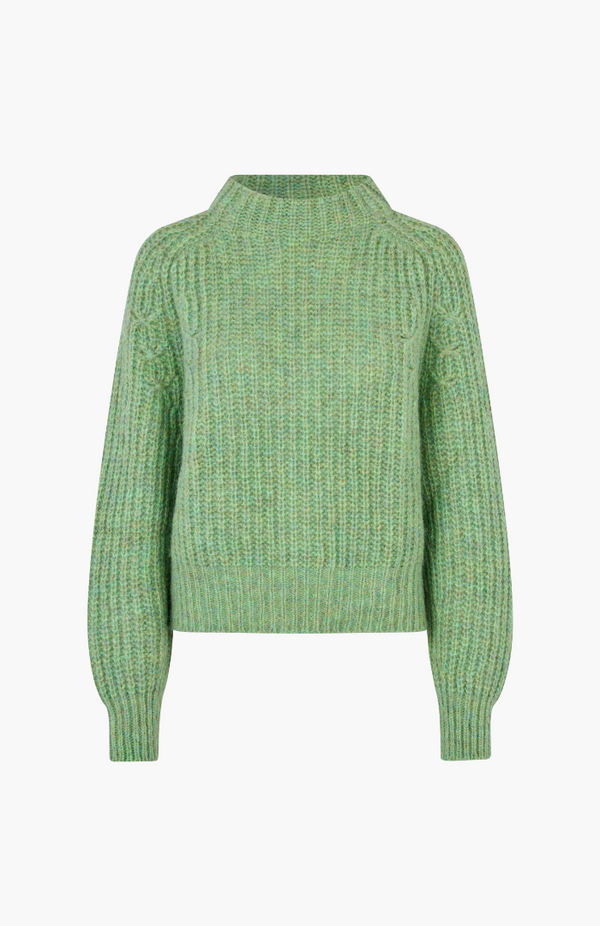 Second Female Pistachio Green Kalliha O-Neck Knit