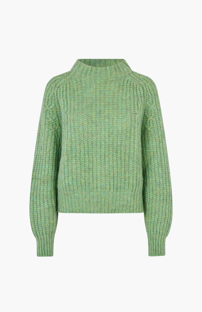 Second Female Pistachio Green Kalliha O-Neck Knit