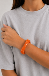 Mē The Label Flame Resin Bangle