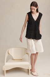 Marle Black Blanche Top