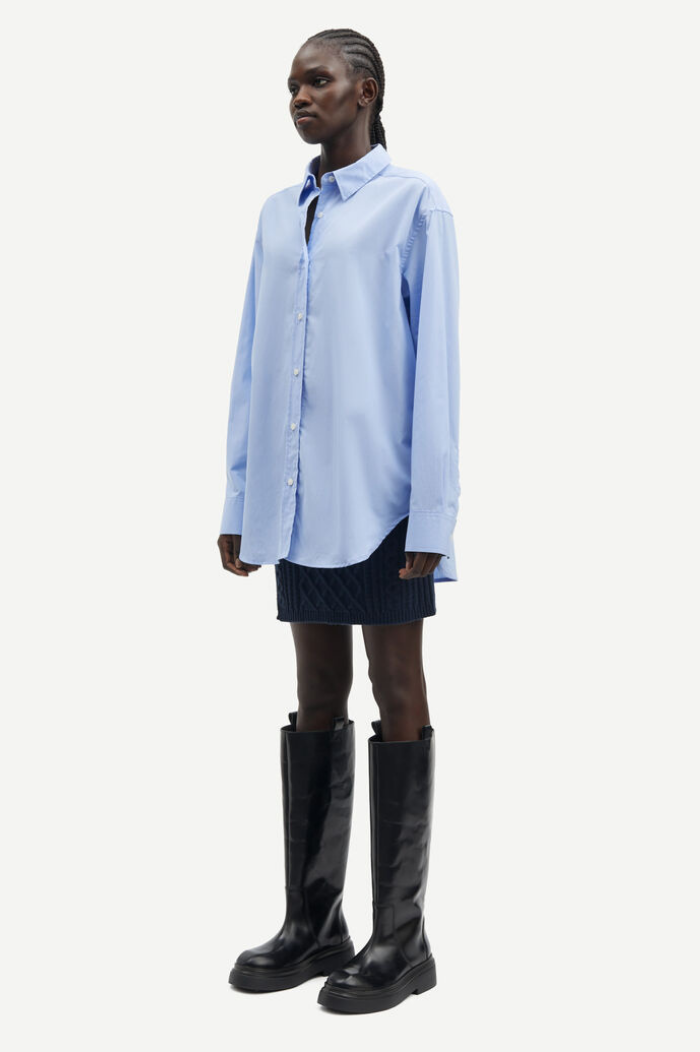 Samsøe Samsøe Subdued Blue Salova Shirt