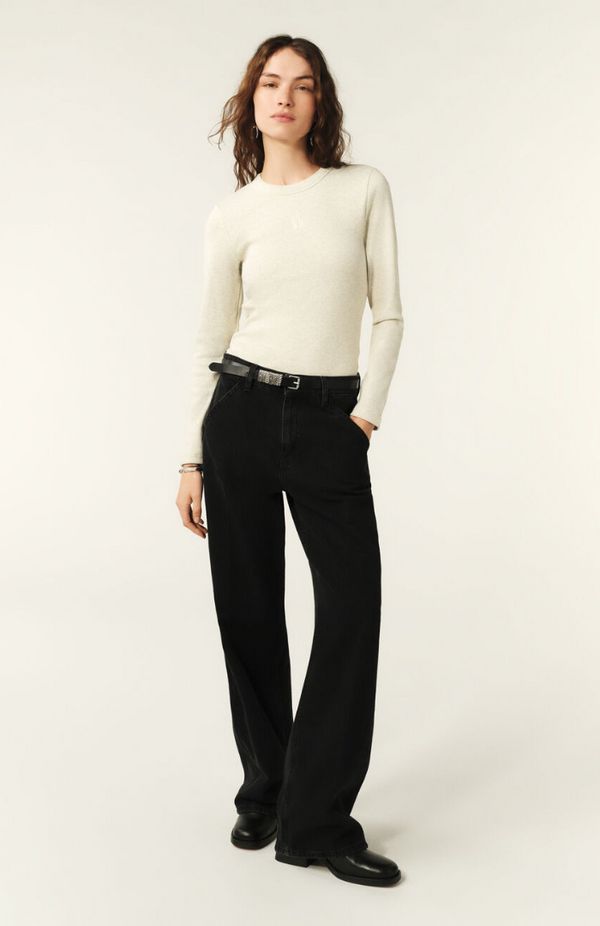 Ba&sh Gris Casta Tee