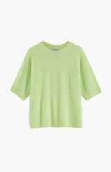 Aleger Pistachio N.2273 Cashmere Featherweight Top