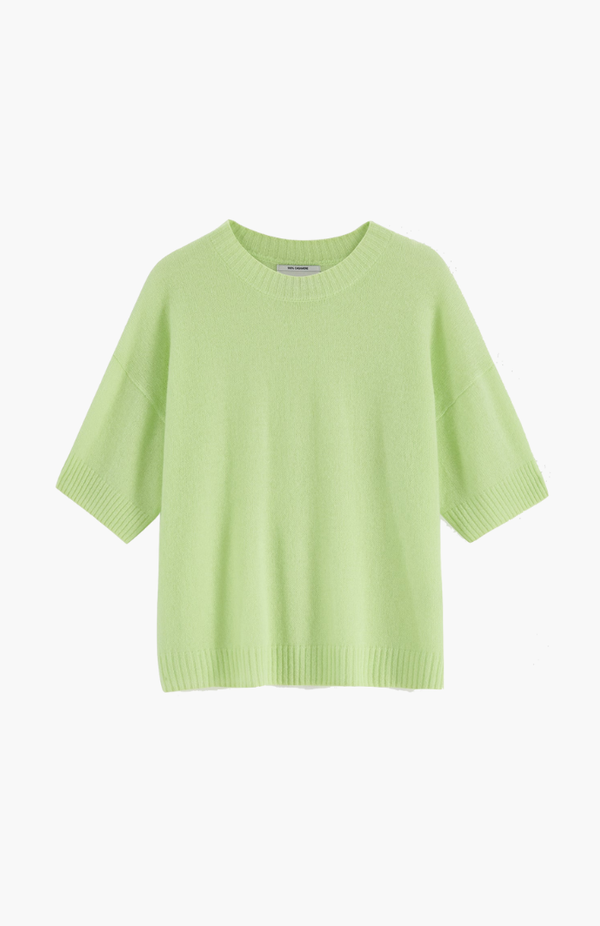 Aleger Pistachio N.2273 Cashmere Featherweight Top