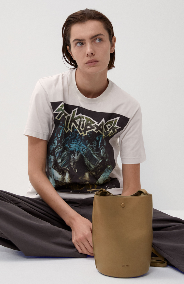 Yu Mei Jade Lambskin Phoebe Bucket