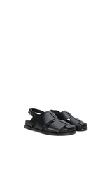 Deadly Ponies Black Triton Sandal
