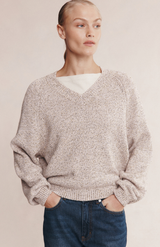 Marle Fleur Speckle Moss Sweater