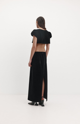 Harris Tapper Black Velvet Tilda Skirt