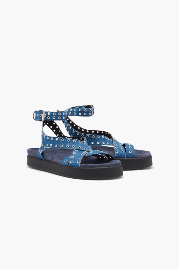 Ba&sh Denim Catalogna Sandal