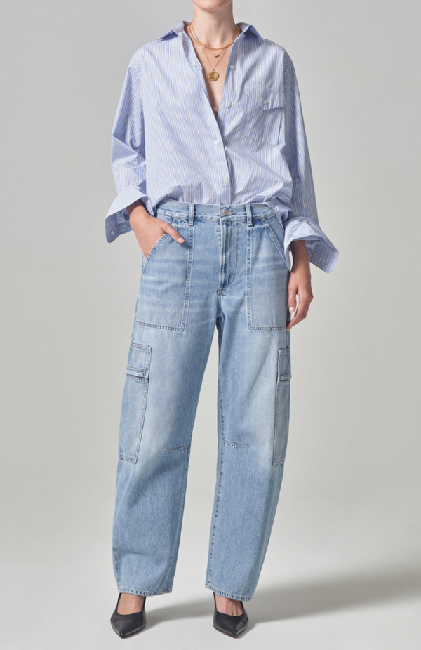 Citizens Of Humanity Cloud Nine Indigo Marcelle Cargo Pant