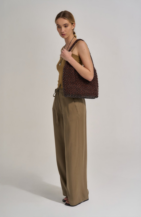 Brie Leon Dark Chocolate Madera Large Bag