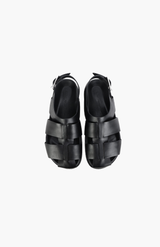 Deadly Ponies Black Triton Sandal
