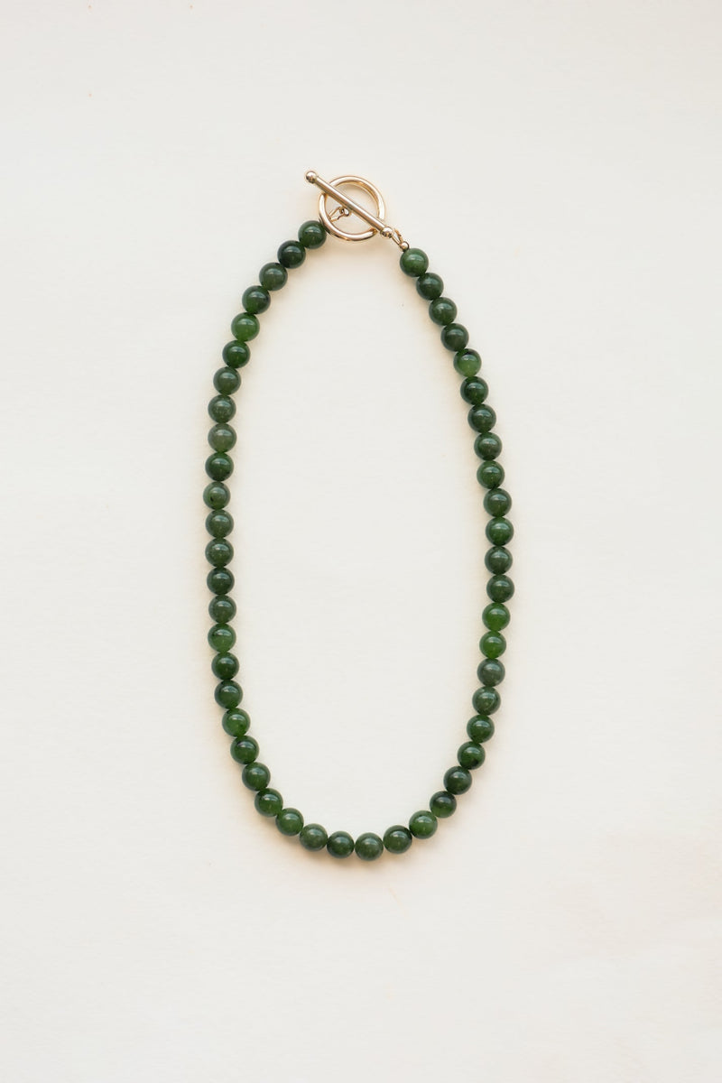 Charlotte Penman Jade + Gold Matariki Necklace