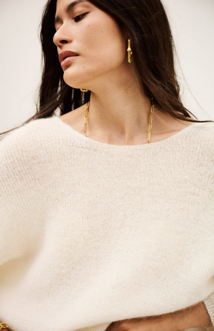 Ba&sh Ecru Isaac Jumper