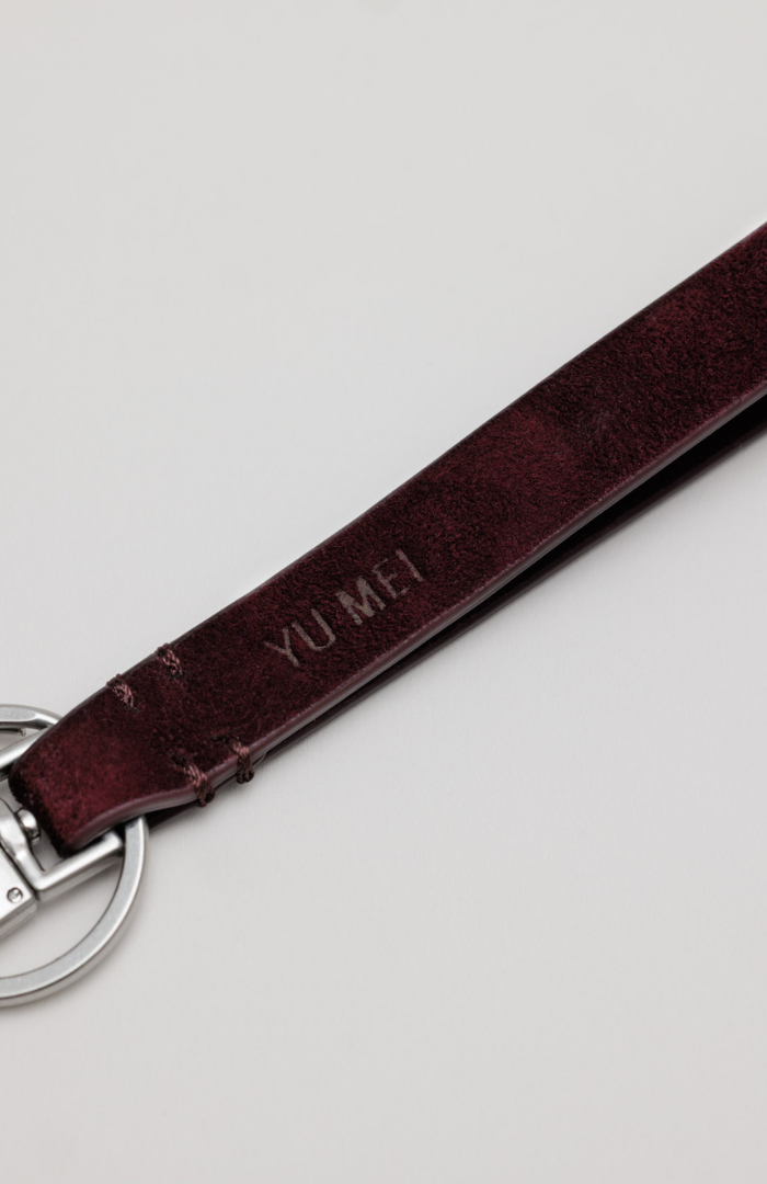 Yu Mei Fire Suede Key Fob