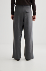 Laing Pewter Invert Pleat Trouser