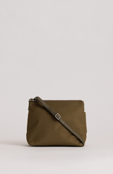 Yu Mei Fir Green Nylon Small Utility Bag