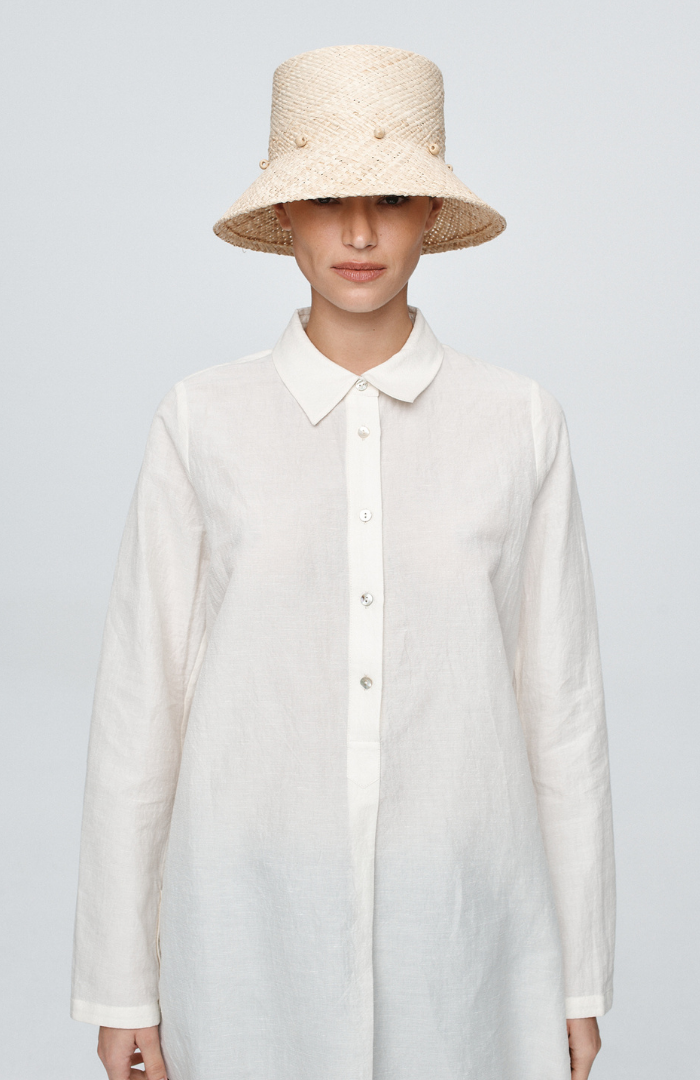 Marle Natural Raffia Avia Hat